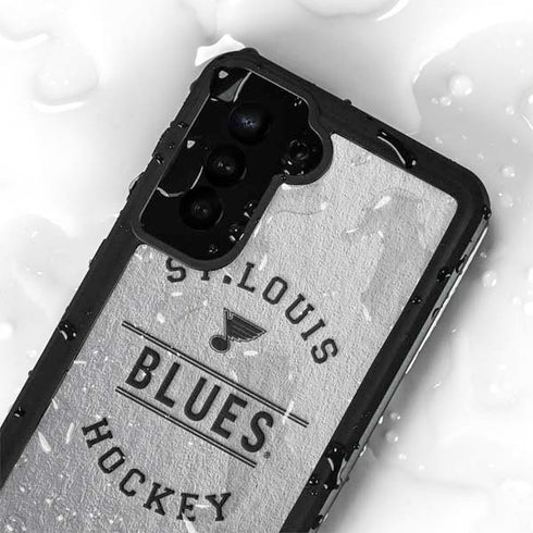 NHL St. Louis Blues Black Text Galaxy S23 Plus Waterproof Case