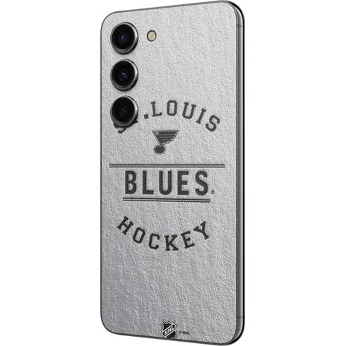 NHL St. Louis Blues Black Text Galaxy S23 Skin