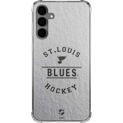 NHL St. Louis Blues Black Text Galaxy S24 Plus Clear Case