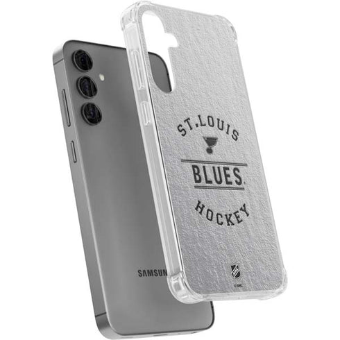 NHL St. Louis Blues Black Text Galaxy S24 Plus Clear Case