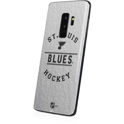 NHL St. Louis Blues Black Text Galaxy S9 Plus Skin