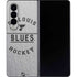 NHL St. Louis Blues Black Text Galaxy Z Fold4 5G Skin