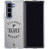 NHL St. Louis Blues Black Text Galaxy Z Fold5 5G Clear Case