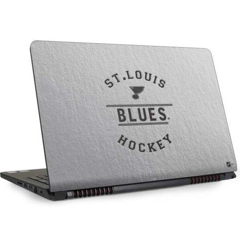 NHL St. Louis Blues Black Text Dell Inspiron Skin