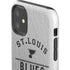 NHL St. Louis Blues Black Text iPhone 11 Impact Case