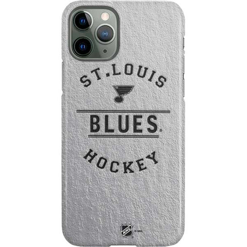 NHL St. Louis Blues Black Text iPhone 11 Pro Lite Case