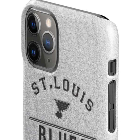 NHL St. Louis Blues Black Text iPhone 11 Pro Lite Case