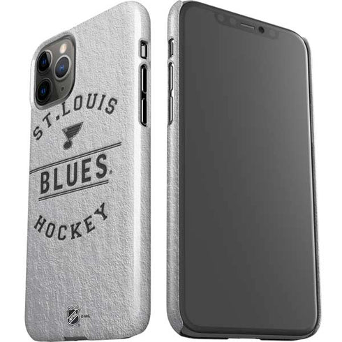NHL St. Louis Blues Black Text iPhone 11 Pro Lite Case