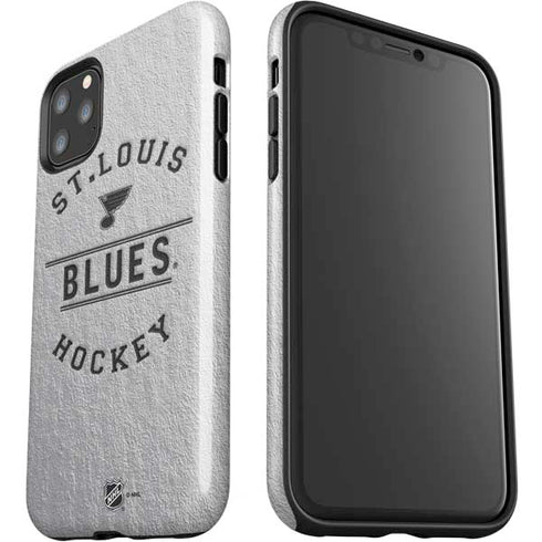 NHL St. Louis Blues Black Text iPhone 11 Pro Max Impact Case