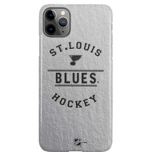 NHL St. Louis Blues Black Text iPhone 11 Pro Max Lite Case