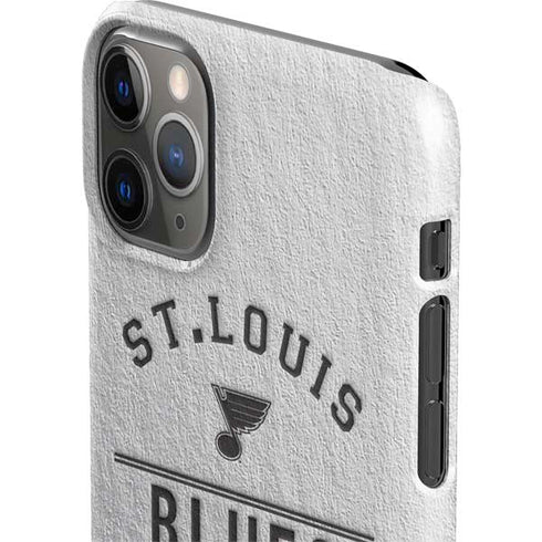 NHL St. Louis Blues Black Text iPhone 11 Pro Max Lite Case