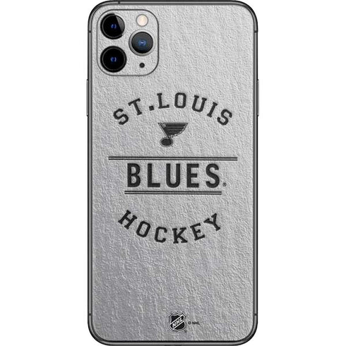NHL St. Louis Blues Black Text iPhone 11 Pro Max Skin