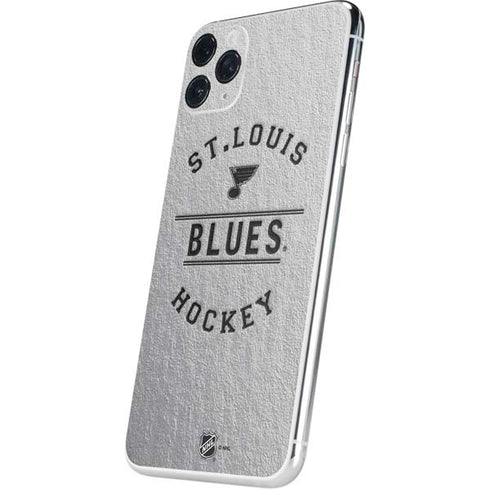 NHL St. Louis Blues Black Text iPhone 11 Pro Max Skin