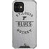 NHL St. Louis Blues Black Text iPhone 12 Clear Case