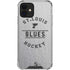 NHL St. Louis Blues Black Text iPhone 12 Mini Clear Case