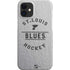 NHL St. Louis Blues Black Text iPhone 12 Mini Lite Case