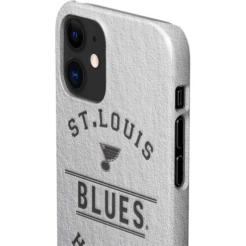 NHL St. Louis Blues Black Text iPhone 12 Mini Lite Case