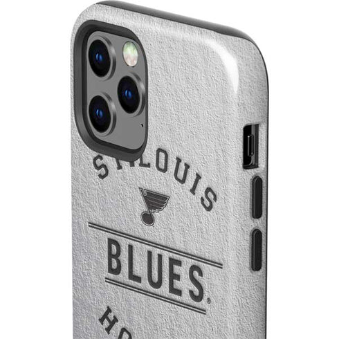 NHL St. Louis Blues Black Text iPhone 12 Pro Impact Case