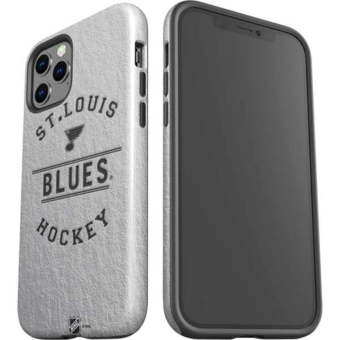 NHL St. Louis Blues Black Text iPhone 12 Pro Impact Case