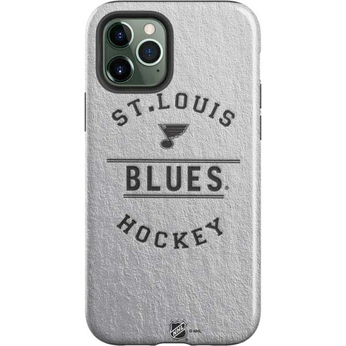 NHL St. Louis Blues Black Text iPhone 12 Pro Max Impact Case