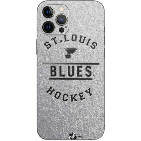 NHL St. Louis Blues Black Text iPhone 12 Pro Max Skin
