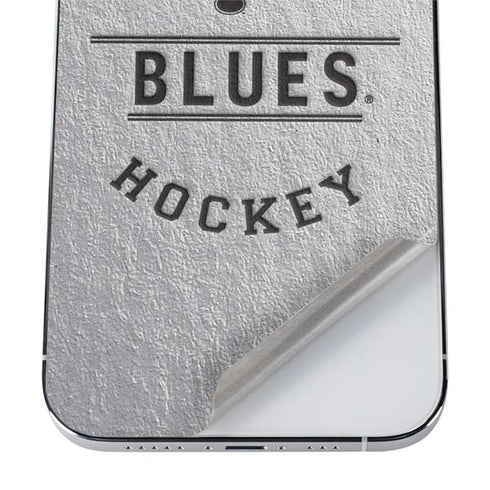 NHL St. Louis Blues Black Text iPhone 12 Pro Max Skin