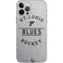 NHL St. Louis Blues Black Text iPhone 12 Pro Skin