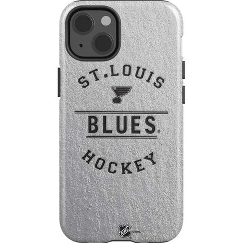 NHL St. Louis Blues Black Text iPhone 13 Impact Case
