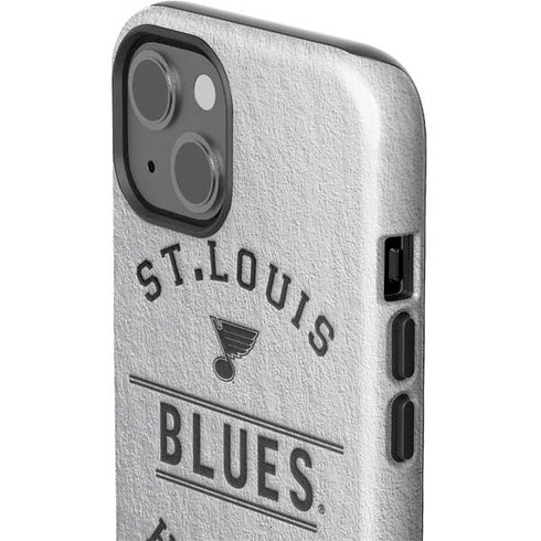 NHL St. Louis Blues Black Text iPhone 13 Impact Case