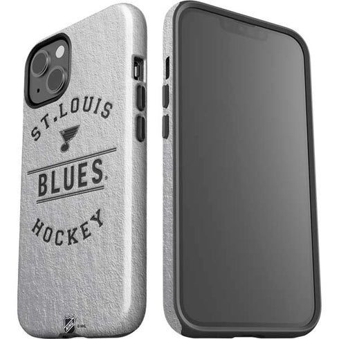 NHL St. Louis Blues Black Text iPhone 13 Impact Case