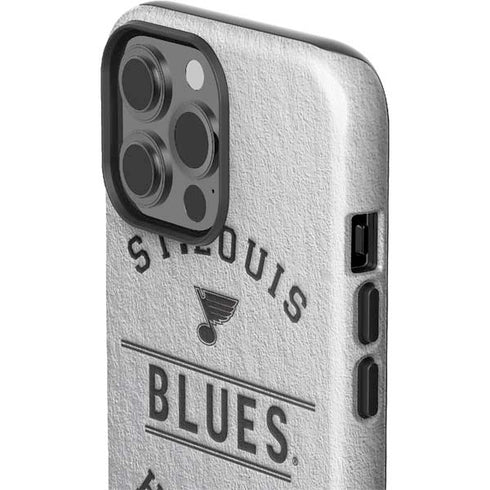 NHL St. Louis Blues Black Text iPhone 13 Pro Max Impact Case