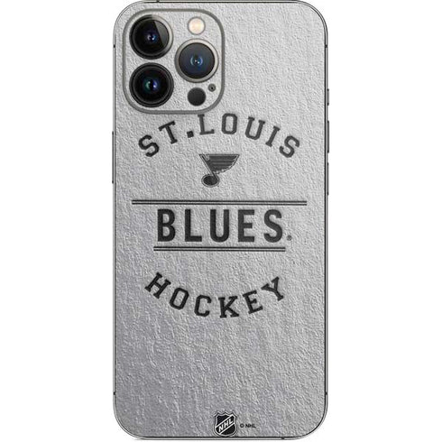 NHL St. Louis Blues Black Text iPhone 13 Pro Max Skin