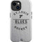 NHL St. Louis Blues Black Text iPhone 15 Plus Impact Case
