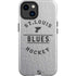 NHL St. Louis Blues Black Text iPhone 15 Plus Impact Case