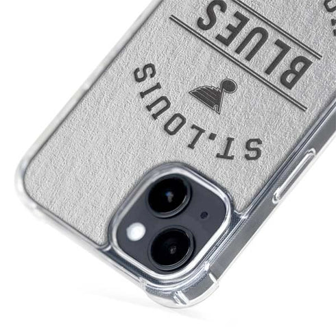 NHL St. Louis Blues Black Text iPhone 15 MagSafe Case