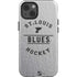 NHL St. Louis Blues Black Text iPhone 14 Impact Case