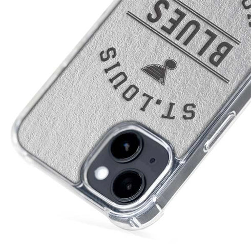 NHL St. Louis Blues Black Text iPhone 15 Plus MagSafe Case