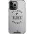 NHL St. Louis Blues Black Text iPhone 14 Pro Max Clear Case