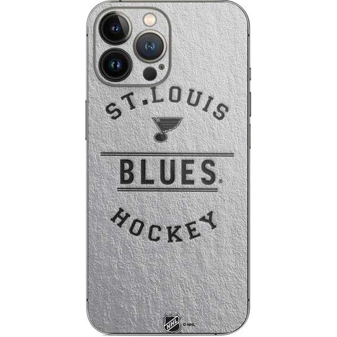 NHL St. Louis Blues Black Text iPhone 14 Pro Max Skin