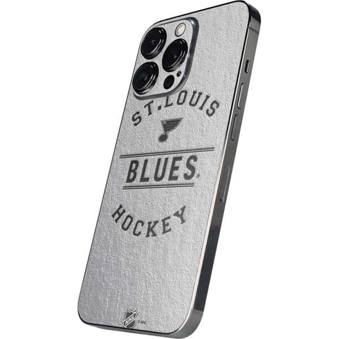 NHL St. Louis Blues Black Text iPhone 14 Pro Max Skin