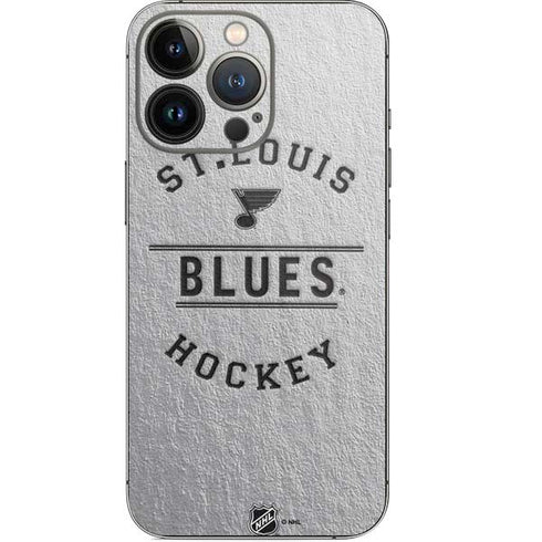 NHL St. Louis Blues Black Text iPhone 15 Pro Skin