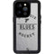 NHL St. Louis Blues Black Text iPhone 14 Pro Waterproof Case