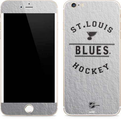 NHL St. Louis Blues Black Text iPhone 6/6s Plus Skin