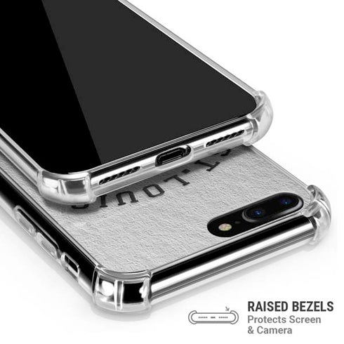 NHL St. Louis Blues Black Text iPhone 7/8 Plus Clear Case