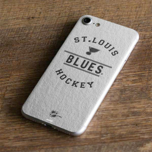 NHL St. Louis Blues Black Text iPhone 7 Skin