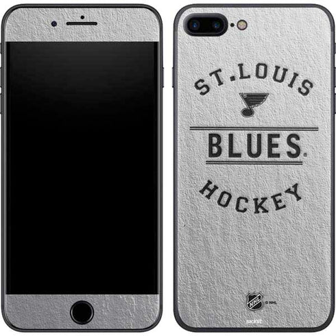 NHL St. Louis Blues Black Text iPhone 8 Plus Skin