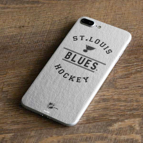 NHL St. Louis Blues Black Text iPhone 8 Plus Skin