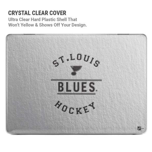 NHL St. Louis Blues Black Text MacBook Air 15in (2023-2025) Case plus Skin