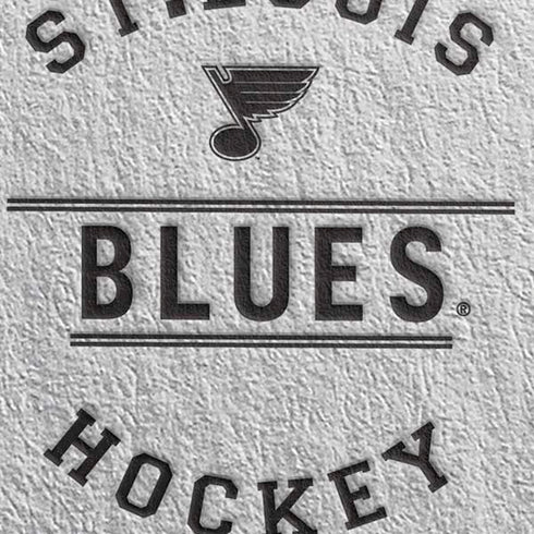 NHL St. Louis Blues Black Text Moto E5 Play Skin