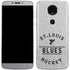 NHL St. Louis Blues Black Text Moto E5 Plus Skin
